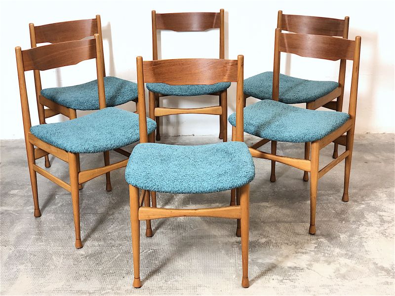 WAIMEA shop online - Set di 6 Sedie Vintage Anni 60 Made in Italy