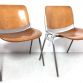 Set 2 Chairs DSC 106 BEECH Anonima Castelli Design Giancarlo Piretti 1960 Made in Italy