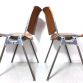 Set 2 Chairs DSC 106 BEECH Anonima Castelli Design Giancarlo Piretti 1960 Made in Italy