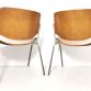 Set 2 Chairs DSC 106 BEECH Anonima Castelli Design Giancarlo Piretti 1960 Made in Italy