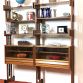 Libreria Teack Vintage 2 Campate  Anni 60 - Made in italy -