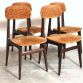 Set of 4 1960s Teack Chairs Made in Italy