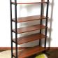 Mobiletto / Libreria 5 ripiani vintage anni 60  - Made in italy -