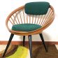 Poltrona Vintage Circle Chair  By YNGVE EKSTROM  Anni 50 Made in Svezia